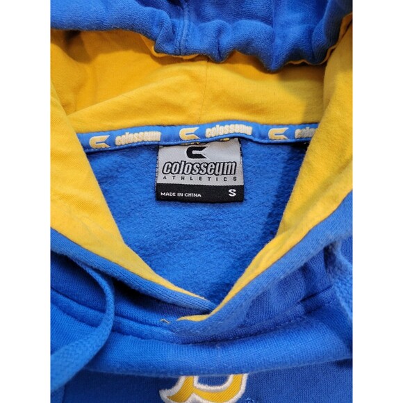 Men's Colosseum UCLA Bruins Blue Zone II Dual Blend Fleece Hoodie Embroidered Sm - Picture 3 of 8